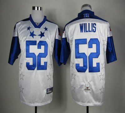 Jerseys Factory Cheap 49ers #52 Patrick Willis White 2012 Pro Bo