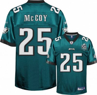 Jerseys Factory Cheap Eagles #25 LeSean McCoy Green Stitched Wit