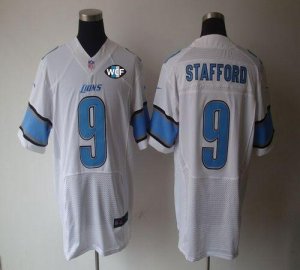 Jerseys Factory Cheap Nike Lions #9 Matthew Stafford White With