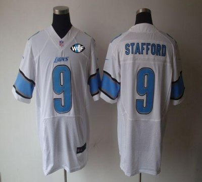 Jerseys Factory Cheap Nike Lions #9 Matthew Stafford White With