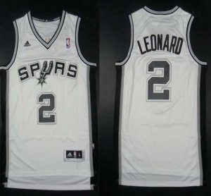 Jerseys Factory Cheap Revolution 30 Spurs #2 Kawhi Leonard White