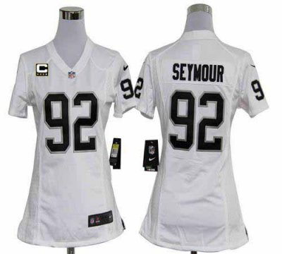 Jerseys Factory Cheap Nike Raiders #92 Richard Seymour White Wit