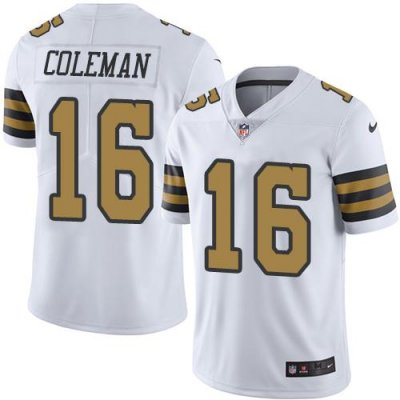 Jerseys Factory Cheap Nike Saints #16 Brandon Coleman White Men'