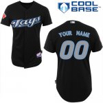 Jerseys Factory Cheap Blue Jays Authentic Black Cool Base Baseba
