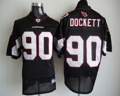 Jerseys Factory Cheap Cardinals #90 Darnell Dockett Black Stitch