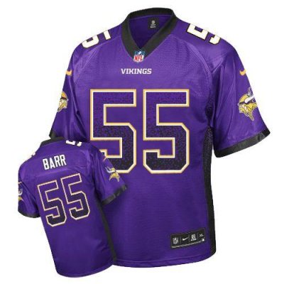 Jerseys Factory Cheap Nike Vikings #55 Anthony Barr Purple Team