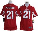 Jerseys Factory Cheap Nike Cardinals #21 Patrick Peterson Red Te