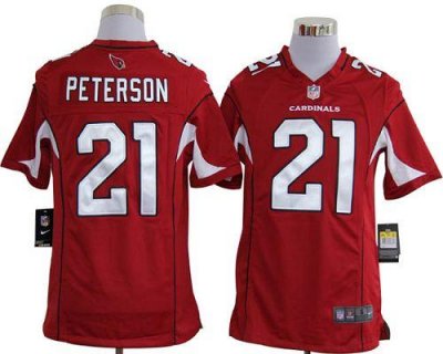 Jerseys Factory Cheap Nike Cardinals #21 Patrick Peterson Red Te