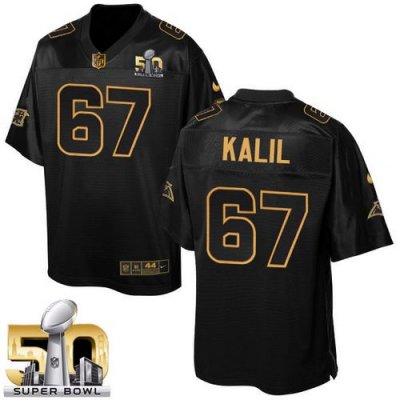 Jerseys Factory Cheap Nike Panthers #67 Ryan Kalil Black Super B