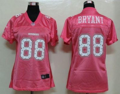 Jerseys Factory Cheap Nike Cowboys #88 Dez Bryant Pink Star Stru