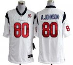 Jerseys Factory Cheap Nike Texans #80 Andre Johnson White With 1
