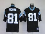 Jerseys Factory Cheap Panthers #81 Kenneth Moore Black Stitched