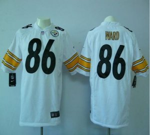 Jerseys Factory Cheap Nike Steelers #86 Hines Ward White Men's S