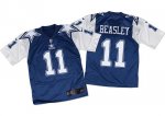 Jerseys Factory Cheap Nike Cowboys #11 Cole Beasley Navy Blue/Wh