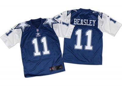 Jerseys Factory Cheap Nike Cowboys #11 Cole Beasley Navy Blue/Wh
