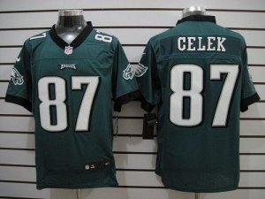 Jerseys Factory Cheap Nike Eagles #87 Brent Celek Midnight Green