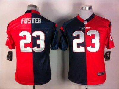 Jerseys Factory Cheap Nike Texans #23 Arian Foster Navy Blue/Red