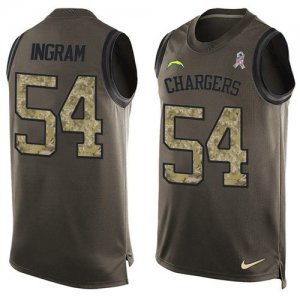Jerseys Factory Cheap Nike Chargers #54 Melvin Ingram Green Men'