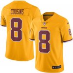 Jerseys Factory Cheap Nike Redskins #8 Kirk Cousins Gold Men's S