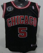 Jerseys Factory Cheap Bulls #5 Carlos Boozer Black With 20TH Emb