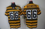 Jerseys Factory Cheap Nike Steelers #66 David DeCastro Yellow/Bl