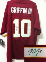 Jerseys Factory Cheap Nike Redskins #10 Robert Griffin III Burgu