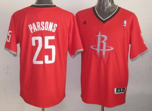 Jerseys Factory Cheap Rockets #25 Chandler Parsons Red 2013 Chri