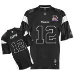 Jerseys Factory Cheap Vikings #12 Percy Harvin Black Shadow Team