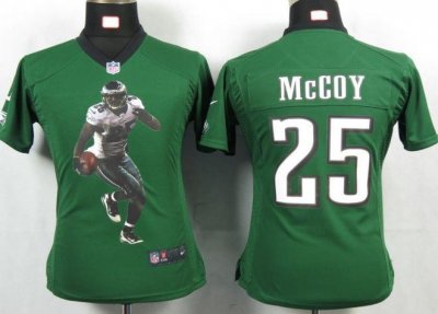 Jerseys Factory Cheap Nike Eagles #25 LeSean McCoy Midnight Gree