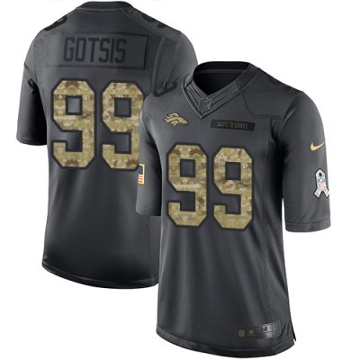 Jerseys Factory Cheap Nike Broncos #99 Adam Gotsis Black Men's S
