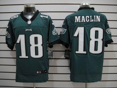 Jerseys Factory Cheap Nike Eagles #18 Jeremy Maclin Midnight Gre