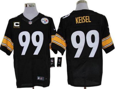 Jerseys Factory Cheap Nike Steelers #99 Brett Keisel Black Team