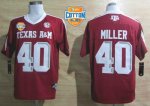 Jerseys Factory Cheap Aggies #40 Von Miller Red SEC Patch AT&T C