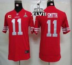 Jerseys Factory Cheap Nike 49ers #11 Alex Smith Red Team Color W