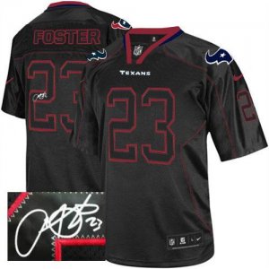 Jerseys Factory Cheap Nike Texans #23 Arian Foster Lights Out Bl