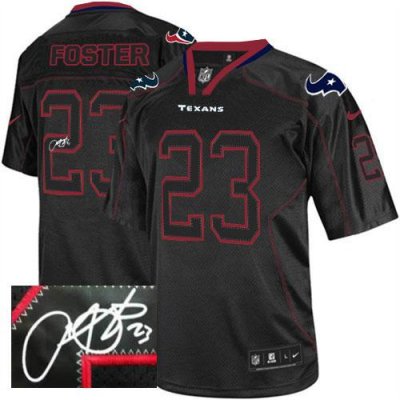 Jerseys Factory Cheap Nike Texans #23 Arian Foster Lights Out Bl