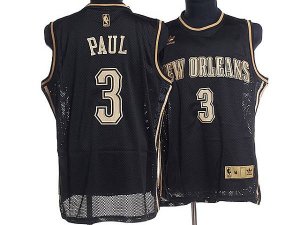 Jerseys Factory Cheap Hornets #3 Chris Paul Embroidered Black Cl