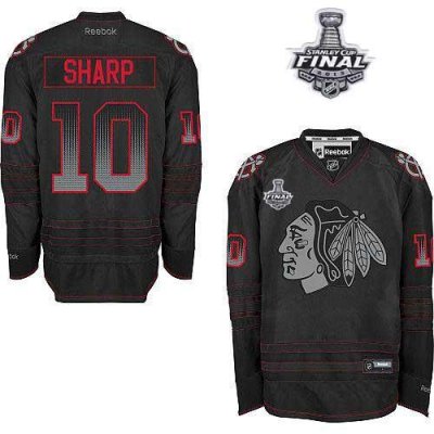 Jerseys Factory Cheap Blackhawks #10 Patrick Sharp Black Acceler
