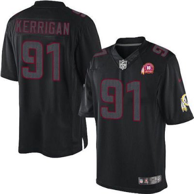 Jerseys Factory Cheap Nike Redskins #91 Ryan Kerrigan Black With