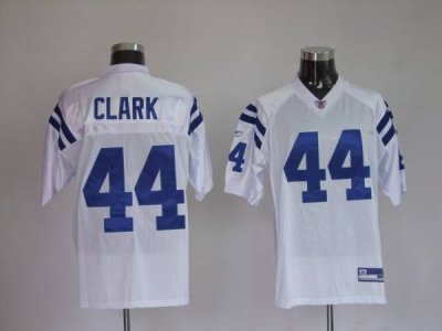 Jerseys Factory Cheap Colts #44 Dallas Clark White Stitched NFL
