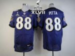 Jerseys Factory Cheap Nike Ravens #88 Dennis Pitta Purple Team C