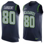 Jerseys Factory Cheap Nike Seahawks #80 Steve Largent Steel Blue