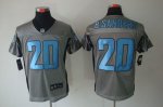 Jerseys Factory Cheap Nike Lions #20 Barry Sanders Grey Shadow M