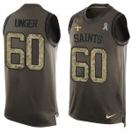 Jerseys Factory Cheap Nike Saints #60 Max Unger Green Men's Stit