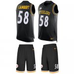 Jerseys Factory Cheap Nike Steelers #58 Jack Lambert Black Team