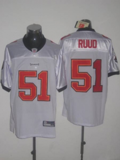 Jerseys Factory Cheap Buccaneers #51 Barrett Ruud Stitched White - Click Image to Close