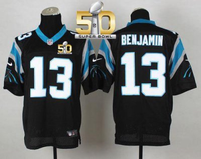 Jerseys Factory Cheap Nike Panthers #13 Kelvin Benjamin Black Te