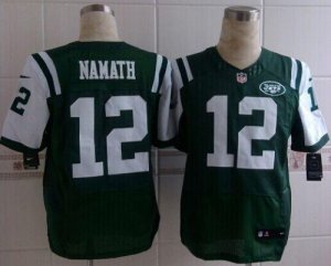 Jerseys Factory Cheap Nike Jets #12 Joe Namath Green Team Color