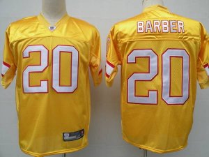Jerseys Factory Cheap Buccaneers #20 Ronde Barber Yellow Stitche