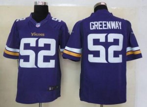 Jerseys Factory Cheap Nike Vikings #52 Chad Greenway Purple Team